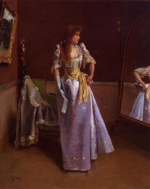 Платье 19 века, бальное