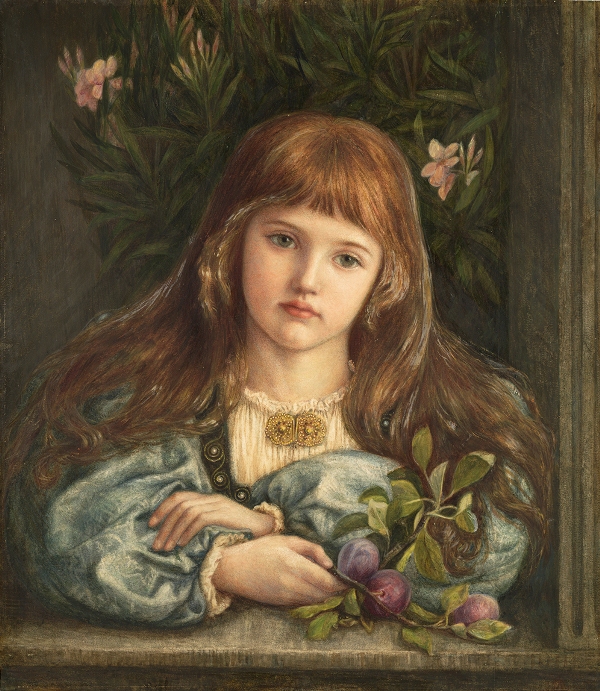 Marie Spartali Stillman (, 1844-1927)  1879 Graphite, watercolor and bodycolor heightened with gum arabic (600x691, 353Kb)