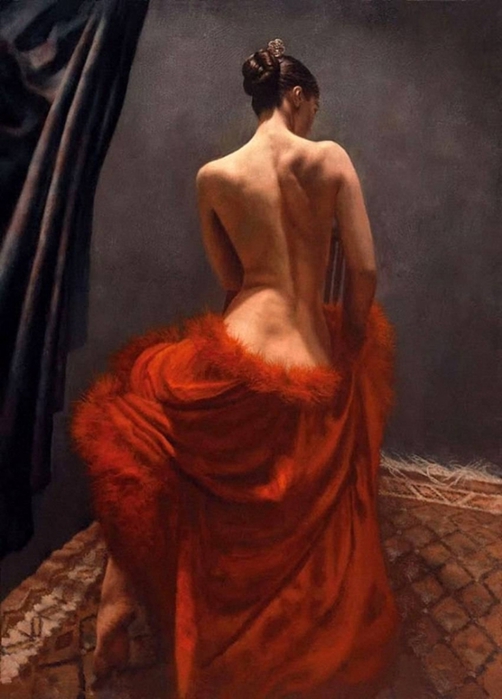 Hamish Blakely - British Figurative painter - Flamenco Dancer - Tutt'Art@ (21) -  (692x800, 199Kb)