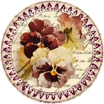  4 inch round label ~ pansies and poetry ~ lilac-n-lavender (700x700, 397Kb)