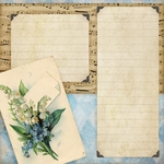  8x8 paper ~ blue diamond + music strip. notecard. 2 journaling spots ~ lilac-n-lavender (700x700, 369Kb)