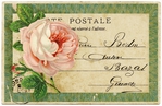  Gorgeous pale pink rose & French postcard ~ lilac-n-lavender (700x455, 287Kb)