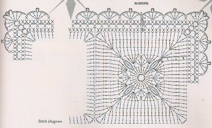 Квадратная наволочка крючком со схемами - 82 фото