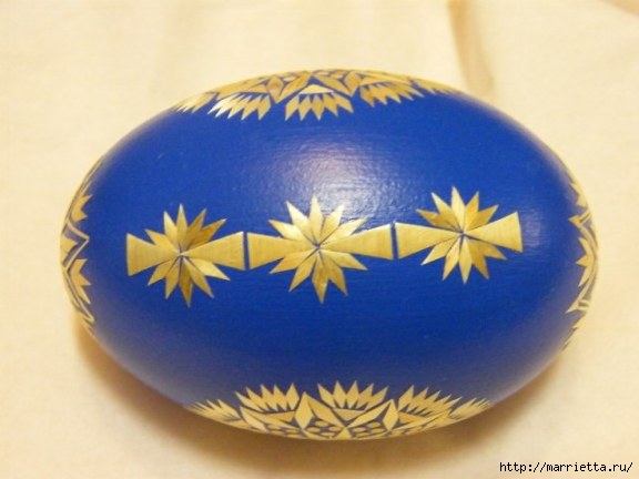 пасхальные яйца декор соломкой (4) (576x432, 97Kb)