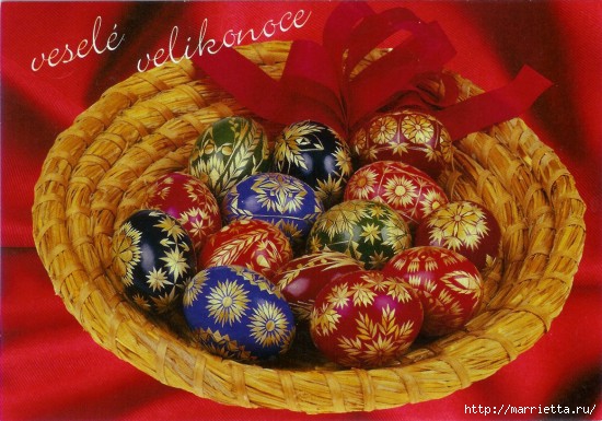 пасхальные яйца декор соломкой (17) (550x385, 168Kb)