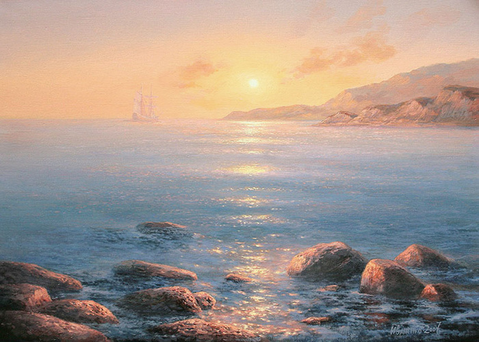 Море в картинах современных художников