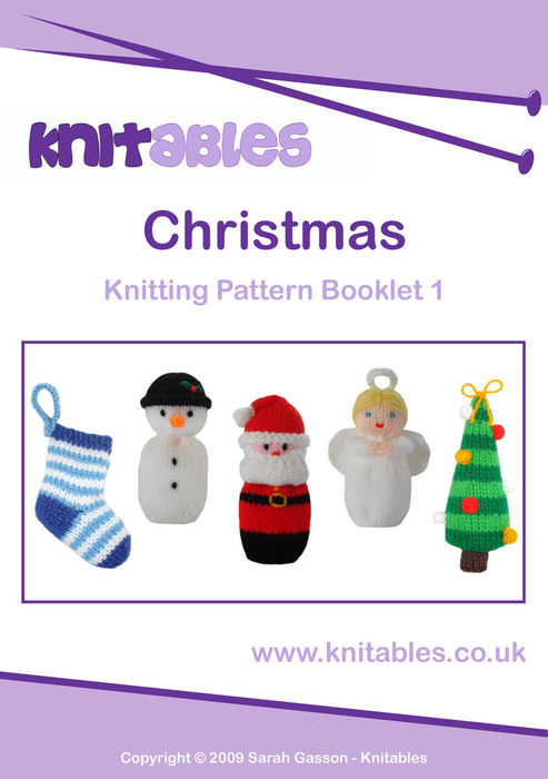 MirKnig.com_Christmas Knitting Pattern Booklet 1_Page_1 (493x700, 50Kb)