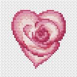 DMC FCE0610 Hearts and roses (157x157, 9Kb)