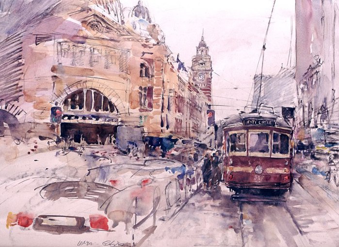  , Flinders Street Station,  (700x508, 110Kb)