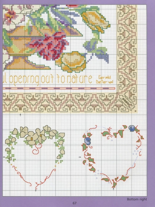 Отличный журнал вышивки Marie Barber - Cross-Stitch Florals (61) (524x700, 304Kb)