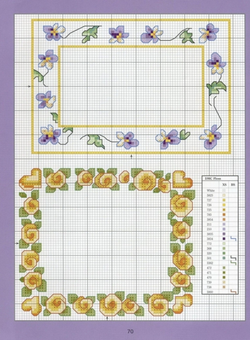 Отличный журнал вышивки Marie Barber - Cross-Stitch Florals (64) (515x700, 269Kb)
