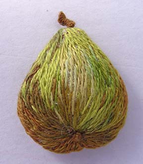 thread-painted-pear (288x329, 38Kb)