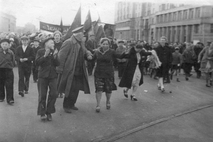 Ленинград 1945 год фото