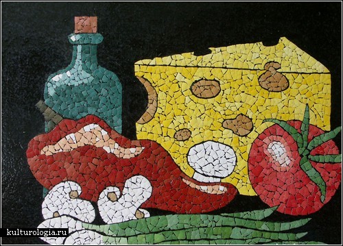 Мозаика из яичной скорлупы