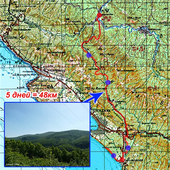 Подробная карта 30 маршрута