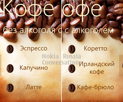 виды кофе