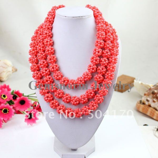 EMS-DHL-Free-Shipping-3Strands-Elegant-Pink-Coral-Necklace-Ball-Coral-Necklace-Hot-Buy-Wholesale-Retail (600x600, 48Kb)