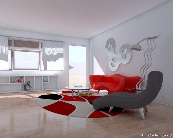 creative-minimalist-living-room-with-red-sofa-and-grey-lounge-chair-719x575 (700x559, 129Kb)