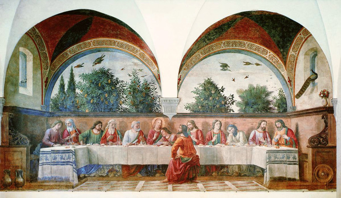 Ghirlandaio_Last_Supper2 (700x407, 147Kb)