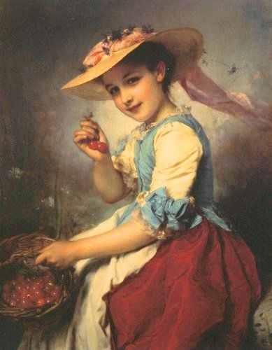 Etienne Adolphe Piot _The Cherry Girl (389x500, 33Kb)