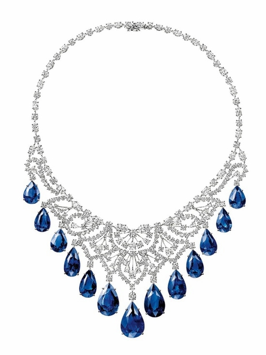 Harry Winston diamond and pear sapphire necklace (525x700, 105Kb)