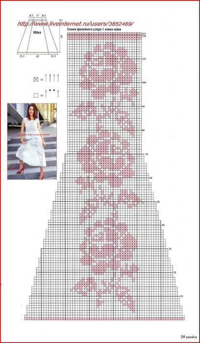Платье филейное вязание крючком схемы и описание