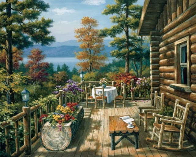 Райское наслаждение от Sung Kim 1940 - South Korea. ПЕЙЗАЖИ (51) (640x514, 299Kb)