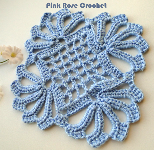 Centrinho de Croche Crochet Coaster (495x480, 521Kb)
