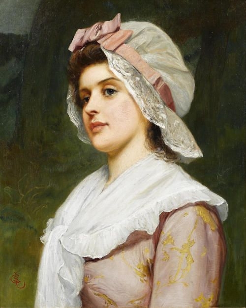 Charles Sillem Lidderdale - A Country Maid (500x627, 136Kb)