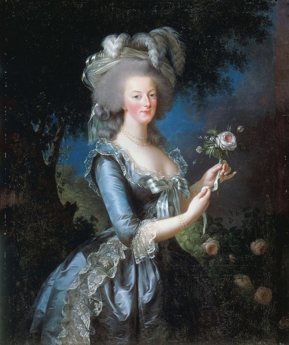 Queen Marie Antoinette of France by Louise Elisabeth Vigee Le Brun (587x700, 293Kb)