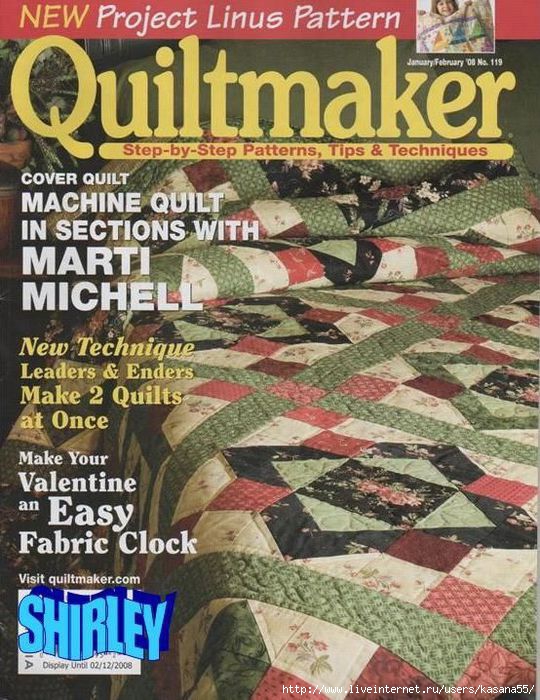QUILTMAKER # 119 SHIRLEY (540x700, 258Kb)