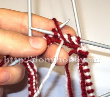 Вязание двумя нитками разного цвета крючком и спицами || Все свяжется