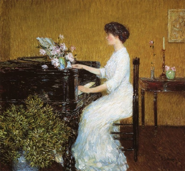At the Piano (632x585, 391Kb)