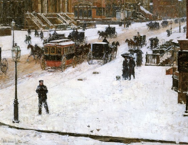 Fifth Avenue in Winter (640x495, 343Kb)