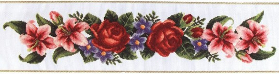 Копия Elegant flowers in pattern (576x153, 101Kb)