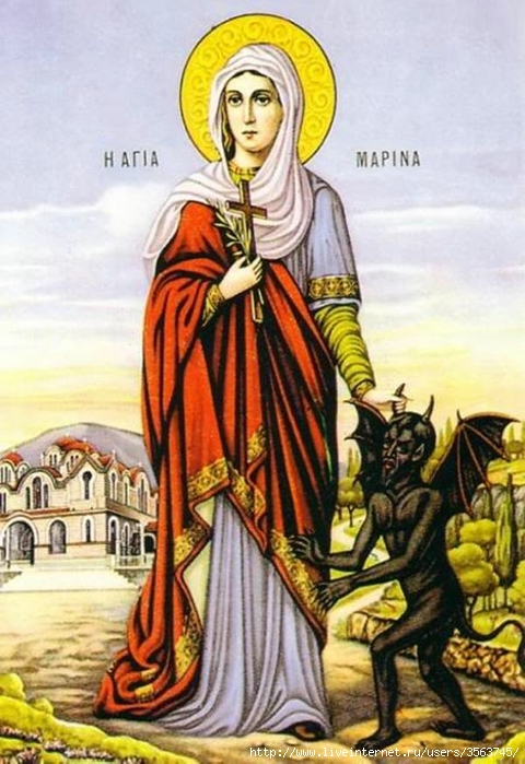 St.Marina_the_Martyr_holding_a_devil (480x700, 258Kb)