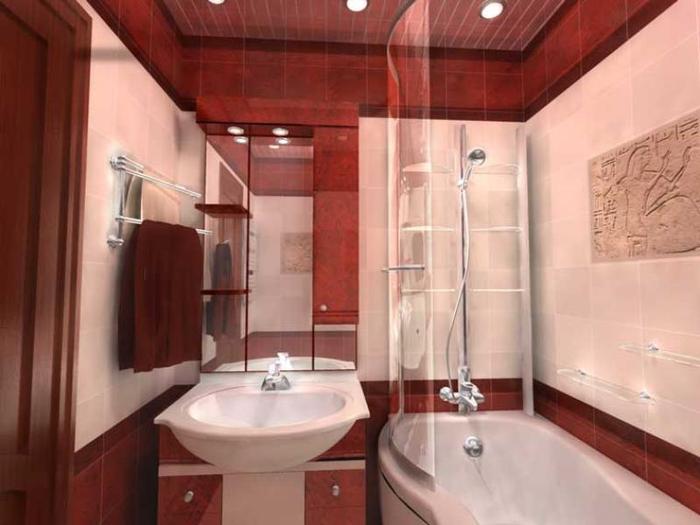 Дизайны ванных комнат в обычной квартире (60 фото)
