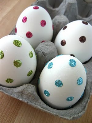 Easter - Easter decor - holiday decorating - decor - easter bunny - easter egg - easter eggs - glitter easter eggs via pinterest (300x400, 18Kb)