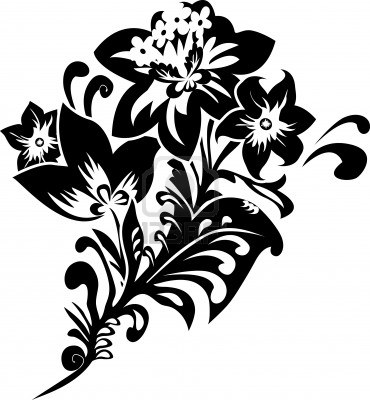 8463211-black-fantasy-flower-stencil-illustration-for-design (370x400, 36Kb)