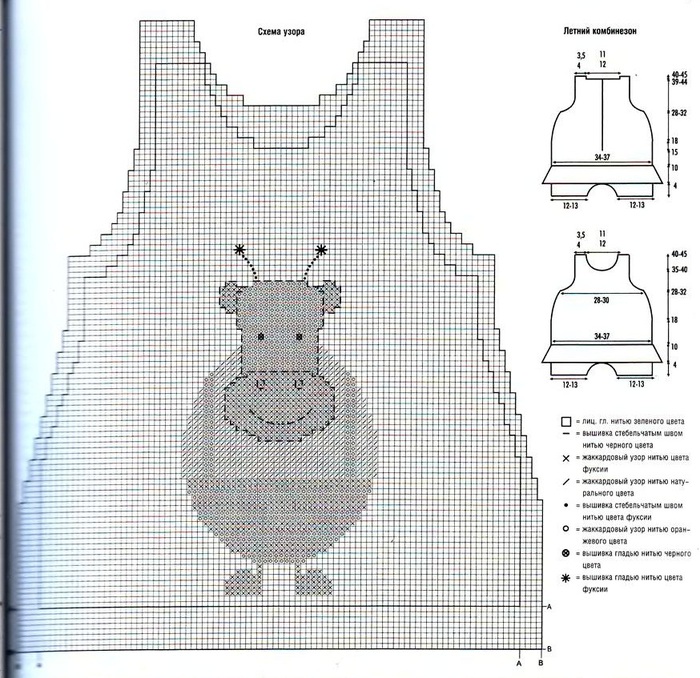 Боди для малышей спицами схема и описание