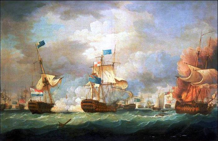 Batalla de Camperdown, 11 de octubre de 1797 (700x453, 55Kb)