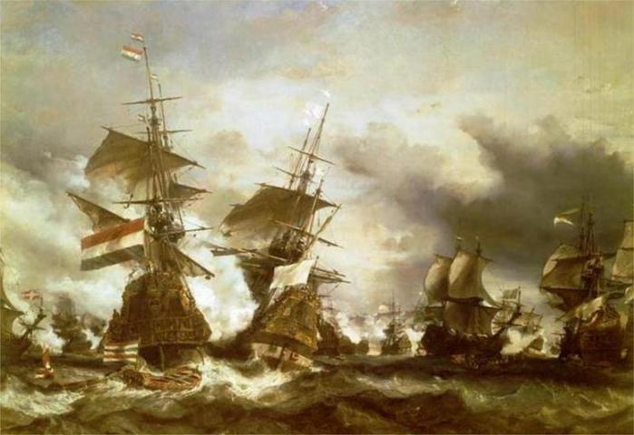 Batalla de Texel, 29 de junio de 1694 (700x480, 44Kb)