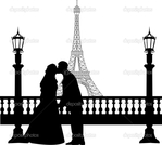  depositphotos_16801331-Wedding-couple-in-front-of-Eiffel-tower-in-Paris-silhouette (700x628, 135Kb)