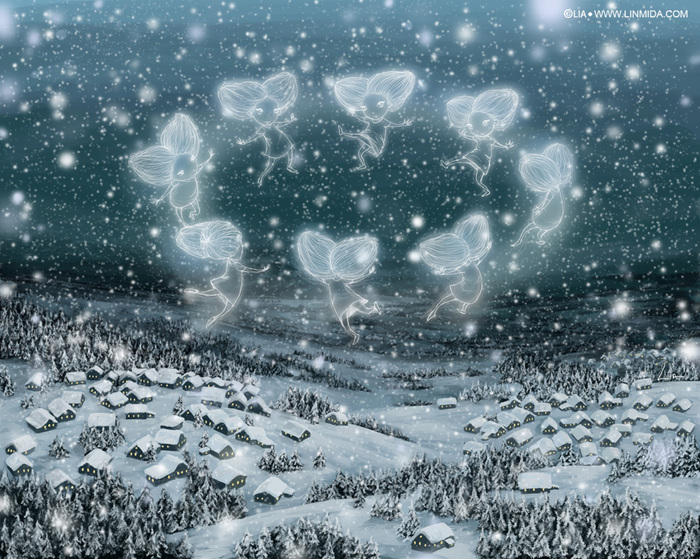 snowflakes_by_liaselina-d5u3p7y (700x559, 220Kb)