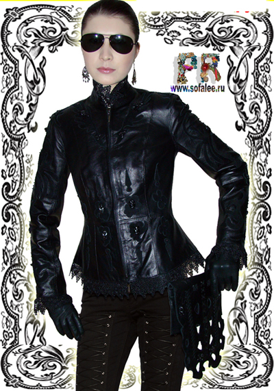   women leather jacket  (400x571, 264Kb)
