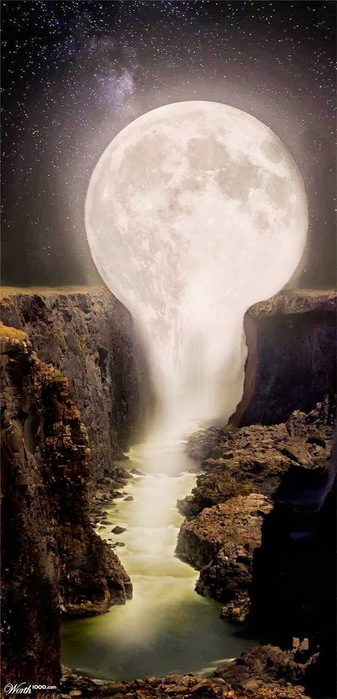 Луна течёт ручьём (337x700, 82Kb)