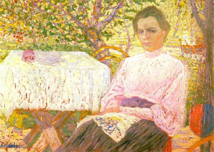 Портрет члена семьи художника, 1906 (700x497, 335Kb)