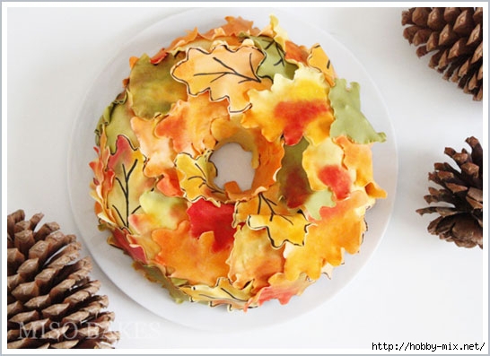 autumn_wreath_cake_6 (546x397, 136Kb)