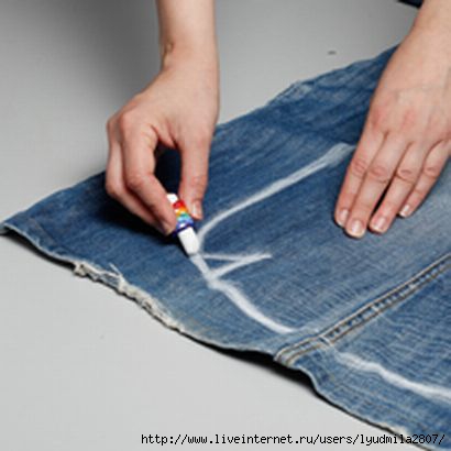 Как из джинс сделать жилетку?