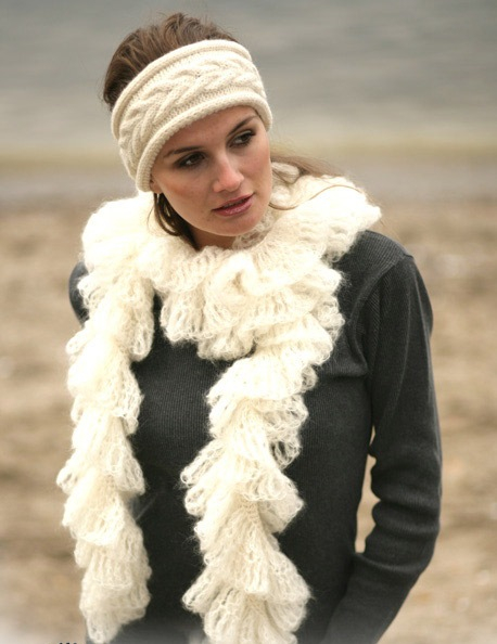 вязание шарф и повязка (458x594, 196Kb)